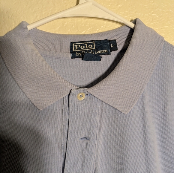 Polo by Ralph Lauren Blue Classic Polo Shirt Size Large - Picture 3 of 6